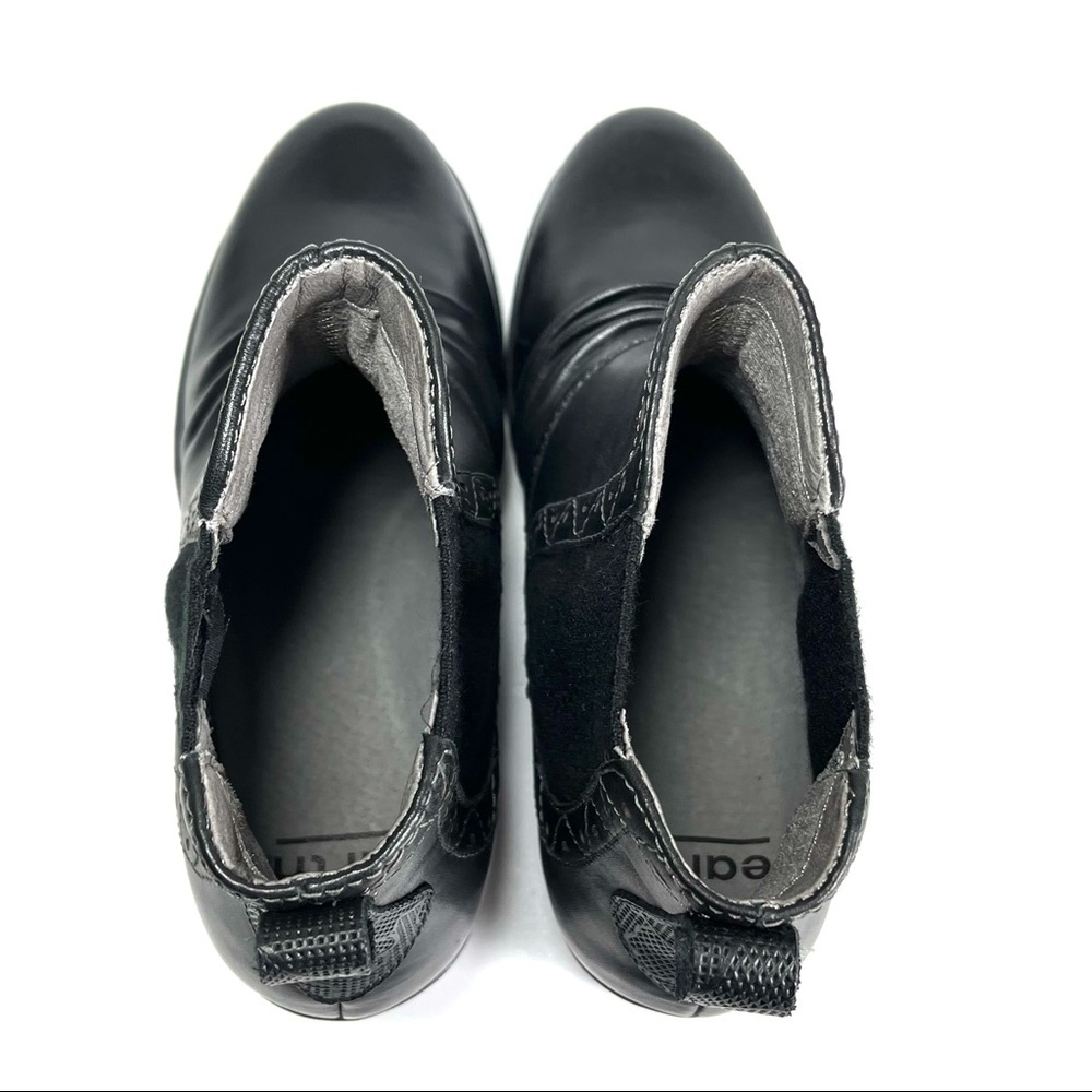 Earth Denali Aspect Ankle Boots Black Leather - Picture 10 of 12